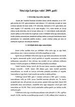 Referāts 'Situācija Latvijas valstī 2009.gadā', 1.