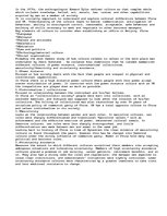 Eseja 'Analysis of Cultural Issues', 1.