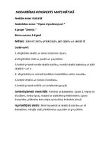 Konspekts 'Cipara "astoņi" piedzīvojumi pirmsskolā', 1.