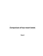 Prezentācija 'Comparison of Two Resort Hotels', 21.