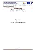 Referāts 'Enerģijas jēdziens vispārīgajā fizikā', 1.