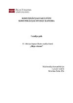 Eseja 'Eseja par Bertolta Brehta lugu "Kuražas māte un viņas bērni"', 1.