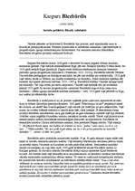 Konspekts 'Kaspars Biezbārdis', 1.