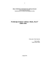 Referāts 'Produkcijas krājumu vadīšana veikala "Pus12" sadales tīklā', 3.