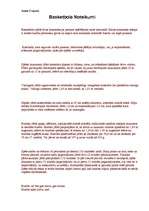 Konspekts 'Basketbola noteikumi', 1.