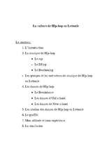 Referāts 'La culture de Hip - Hop', 1.