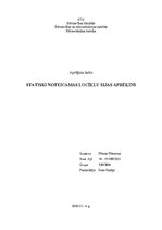 Konspekts 'Statiski noteicamas locīklu sijas aprēķins', 1.