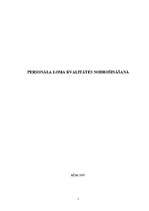 Referāts 'Personāla loma kvalitātes nodrošināšanā', 1.