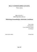 Referāts 'Mārketinga komunikācijas efektivitātes noteikšana SIA "Kurzemes sēklas"', 1.