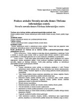 Prakses atskaite 'Prakses atskaite Strenču Tūrisma informācijas centrā', 1.