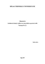 Konspekts 'Asinhronā dzinēja vadības un aizsardzības aparātu izvēle', 1.