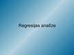 Prezentācija 'Regresijas analīze', 1.