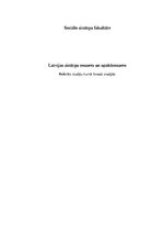 Referāts 'Latvijas zinātņu nozares un apakšnozares', 1.