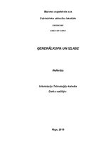 Konspekts 'Ģenerālkopa un izlase', 1.