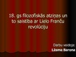 Prezentācija '18.gadsimta filosofiskās atziņas un to saistība ar Lielo Franču revolūciju', 1.