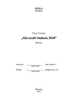 Konspekts 'Microsoft Outlook 2010', 1.