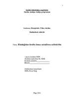 Referāts 'Ekoloģisko tiesību loma mūsdienu sabiedrībā', 1.