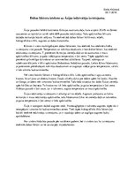 Eseja 'Dabas faktoru ietekme uz Āzijas iedzīvotāju izvietojumu', 1.