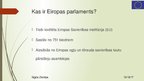 Prezentācija 'European Parliament. Eiropas Parlaments', 3.