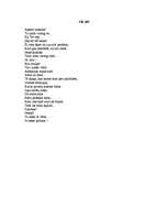 Eseja 'Dzejolis par mīlestību "Cik žēl!"', 1.