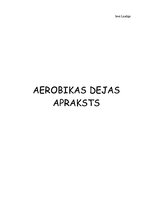 Paraugs 'Aerobikas dejas apraksts', 1.