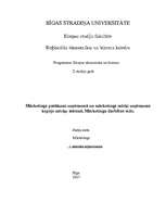 Konspekts 'Mārketinga pasākumi uzņēmumā un mārketinga mērķi uzņēmuma kopējo mērķu sistēmā. ', 1.