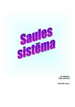 Referāts 'Saules sistēma', 1.