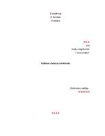 Referāts 'Kultūras vēstures priekšmets', 1.