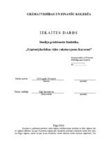 Konspekts 'Uzņēmējdarbības vides raksturojums Kurzemē', 1.