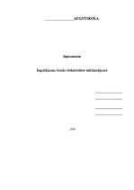 Referāts 'Ieguldījumu fondu efektivitātes salīdzinājums', 1.