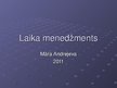 Prezentācija 'Laika menedžments', 1.