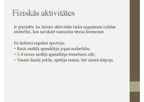 Prezentācija 'Mana stresa vadīšanas metodika', 14.