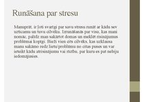 Prezentācija 'Mana stresa vadīšanas metodika', 20.