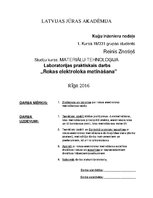 Referāts 'Loka metināšana', 1.