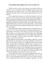 Eseja 'Interesantākais Anšlava Eglīša romānā "Vai te var dabūt alu?"', 1.