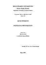 Konspekts 'Ražošanas organizācija', 1.