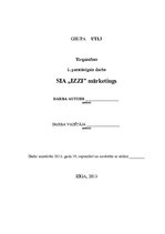 Referāts 'SIA "Izzi" mārketings', 1.