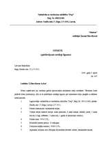 Paraugs 'Ārējās tirdzniecības kontrakts ', 1.