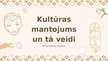 Prezentācija 'Kultūras mantojums un tā veidi', 1.