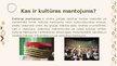 Prezentācija 'Kultūras mantojums un tā veidi', 2.