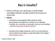 Prezentācija 'Insults. Smadzeņu infarkts', 2.