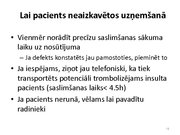 Prezentācija 'Insults. Smadzeņu infarkts', 16.