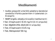 Prezentācija 'Insults. Smadzeņu infarkts', 22.