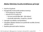 Prezentācija 'Insults. Smadzeņu infarkts', 25.