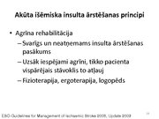 Prezentācija 'Insults. Smadzeņu infarkts', 26.