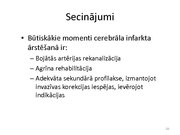 Prezentācija 'Insults. Smadzeņu infarkts', 28.