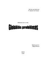Referāts 'Globālās problēmas', 1.