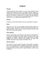 Konspekts 'Antigone', 1.
