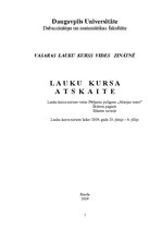 Prakses atskaite 'Lauku kursa atskaite', 1.