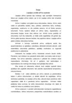 Eseja 'Liepājas zonālā valsts arhīva apskate', 2.